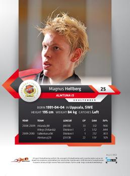 2010-11 HockeyAllsvenskan #ALLS-002 Magnus Hellberg Back