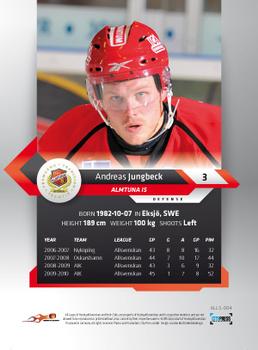 2010-11 HockeyAllsvenskan #ALLS-004 Andreas Jungbeck Back