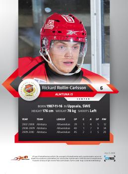 2010-11 HockeyAllsvenskan #ALLS-006 Rickard Rollin-Carlsson Back