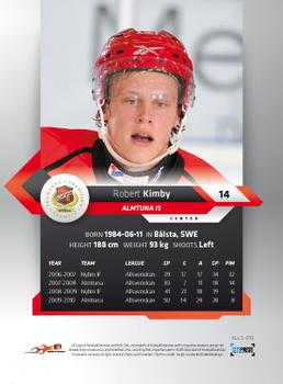 2010-11 HockeyAllsvenskan #ALLS-013 Robert Kimby Back