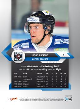 2010-11 HockeyAllsvenskan #ALLS-026 Johan Larsson Back