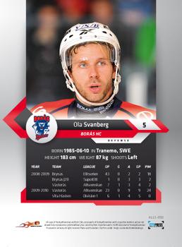 2010-11 HockeyAllsvenskan #ALLS-050 Ola Svanberg Back