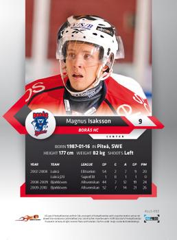 2010-11 HockeyAllsvenskan #ALLS-052 Magnus Isaksson Back
