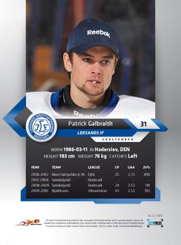 2010-11 HockeyAllsvenskan #ALLS-066 Patrick Galbraith Back