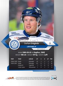 2010-11 HockeyAllsvenskan #ALLS-071 Stefan Erkgards Back
