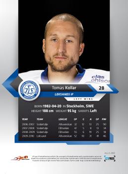 2010-11 HockeyAllsvenskan #ALLS-082 Tomas Kollar Back