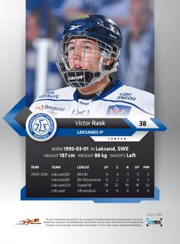 2010-11 HockeyAllsvenskan #ALLS-086 Victor Rask Back