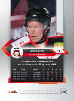 2010-11 HockeyAllsvenskan #ALLS-095 Morten Green Back