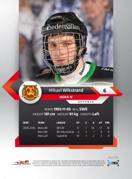 2010-11 HockeyAllsvenskan #ALLS-115 Mikael Wikstrand Back