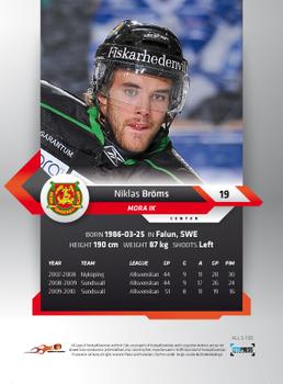 2010-11 HockeyAllsvenskan #ALLS-120 Niklas Broms Back