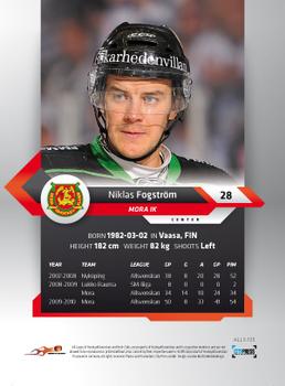 2010-11 HockeyAllsvenskan #ALLS-125 Niklas Fogström Back