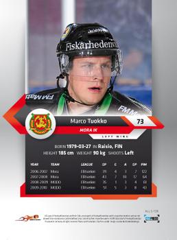 2010-11 HockeyAllsvenskan #ALLS-128 Marco Tuokko Back