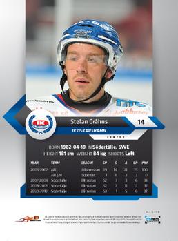 2010-11 HockeyAllsvenskan #ALLS-158 Stefan Grahns Back