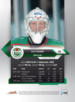 2010-11 HockeyAllsvenskan #ALLS-175 Joel Gistedt Back