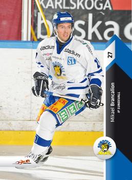 2010-11 HockeyAllsvenskan #ALLS-214 Mikael Brancalion Front