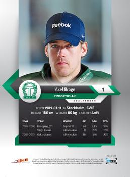 2010-11 HockeyAllsvenskan #ALLS-219 Axel Brage Back