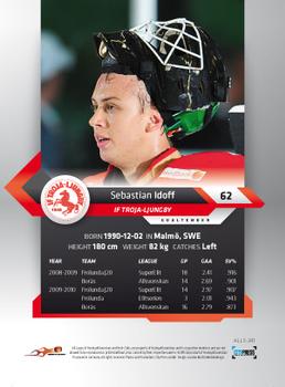 2010-11 HockeyAllsvenskan #ALLS-241 Sebastian Idoff Back