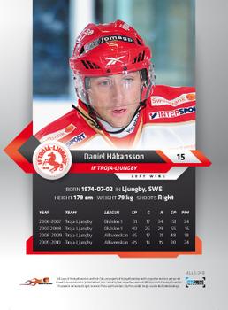 2010-11 HockeyAllsvenskan #ALLS-248 Daniel Hakansson Back