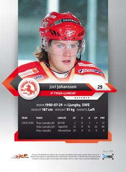 2010-11 HockeyAllsvenskan #ALLS-255 Joel Johansson Back