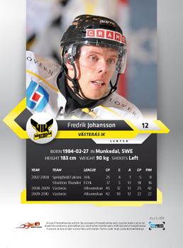 2010-11 HockeyAllsvenskan #ALLS-269 Fredrik Johansson Back