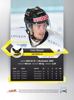 2010-11 HockeyAllsvenskan #ALLS-272 Kalle Olsson Back