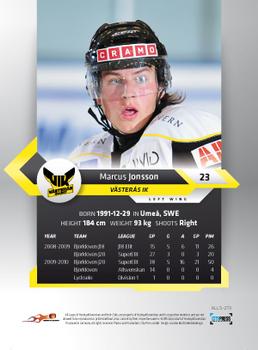 2010-11 HockeyAllsvenskan #ALLS-273 Marcus Jonsson Back