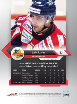 2010-11 HockeyAllsvenskan #ALLS-304 Josh Soares Back