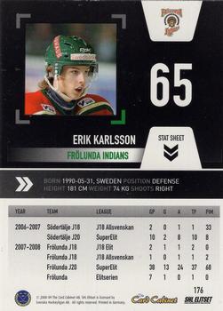 2008-09 SHL Elitset #176 Erik Karlsson Back