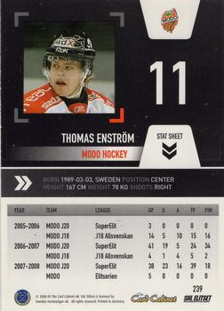 2008-09 SHL Elitset #239 Thomas Enstrom Back
