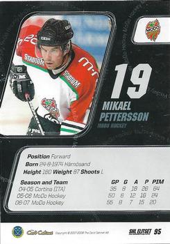 2007-08 SHL Elitset #95 Mikael Pettersson Back