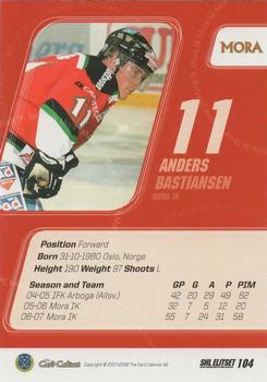 2007-08 SHL Elitset #104 Anders Bastiansen Back