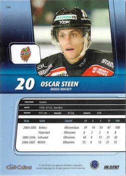 2007-08 SHL Elitset #238 Oscar Steen Back
