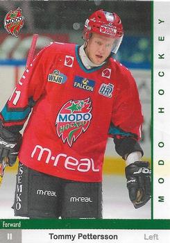 2002-03 Swedish SHL Elitset #82 Tommy Pettersson Front