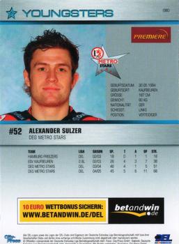 2005-06 Playercards (DEL) #80 Alexander Sulzer Back