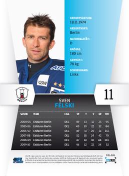 2010-11 Playercards (DEL) #DEL-026 Sven Felski Back