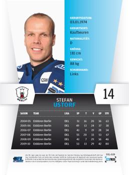 2010-11 Playercards (DEL) #DEL-028 Stefan Ustorf Back