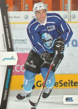 2010-11 Playercards (DEL) #DEL-077 Thomas Oppenheimer Front