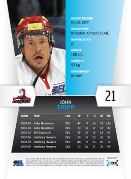 2010-11 Playercards (DEL) #DEL-095 John Tripp Back