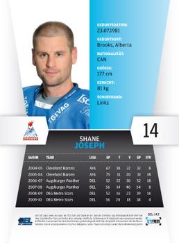 2010-11 Playercards (DEL) #DEL-142 Shane Joseph Back