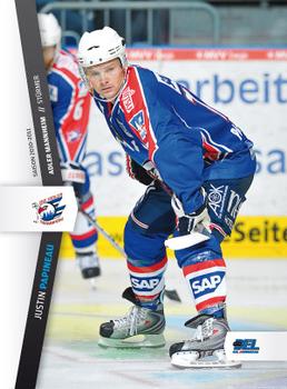 2010-11 Playercards (DEL) #DEL-214 Justin Papineau Front
