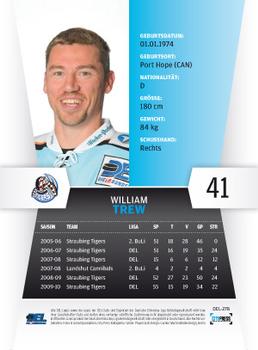2010-11 Playercards (DEL) #DEL-278 William Trew Back