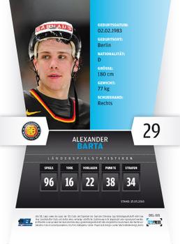 2010-11 Playercards (DEL) #DEL-321 Alexander Barta Back