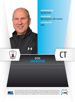 2010-11 Playercards (DEL) #DEL-360 Don Jackson Back