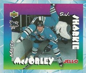 1996-97 Upper Deck Kraft - Jell-O Mascots #NNO Marty McSorley / S.J. Sharkie  Front