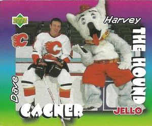 1996-97 Upper Deck Kraft - Jell-O Mascots #NNO Dave Gagner / Harvey The Hound  Front