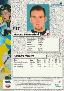 2006-07 Playercards (DEL) #262 Marcus Sommerfeld Back