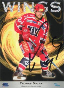 2006-07 Playercards (DEL) - Wings #W005 Thomas Dolak Front