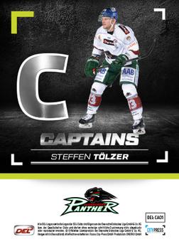 2016-17 German DEL Playercards Premium - Captains #DEL-CA01 Steffen Tolzer Back