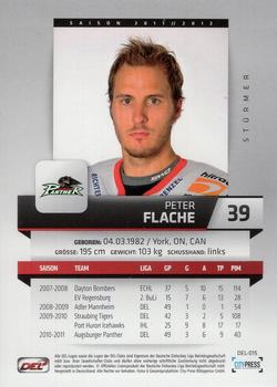 2011-12 Playercards (DEL) #DEL-015 Peter Flache Back