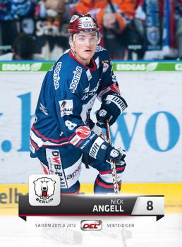 2011-12 Playercards (DEL) #DEL-022 Nick Angell Front